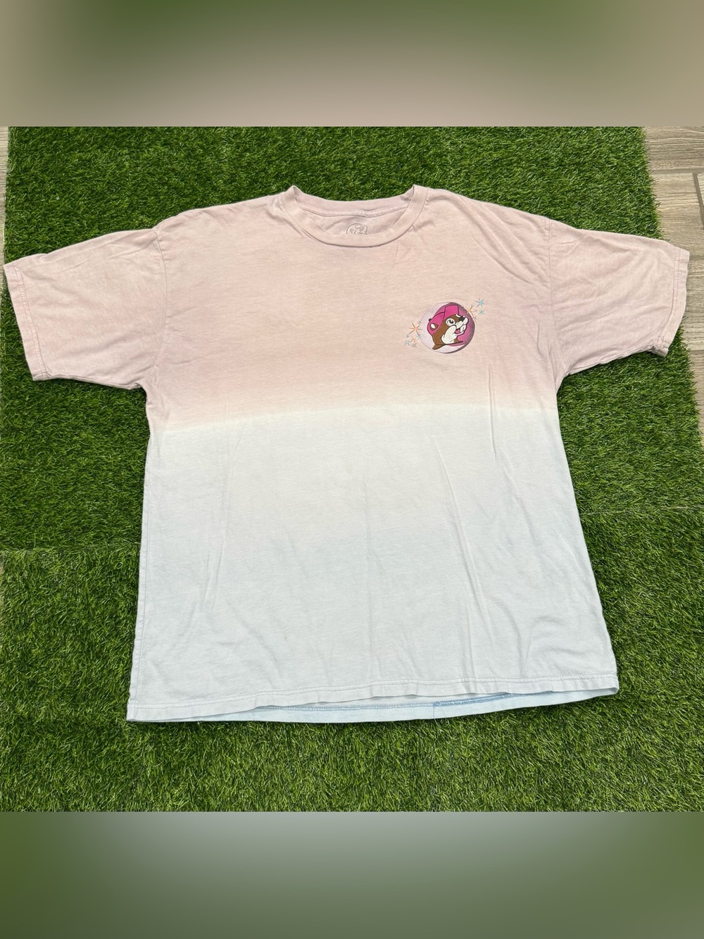Buc-ee's "Stardust, Wishes & Magical Things" Pastel Pink & Blue Ombre Graphic T